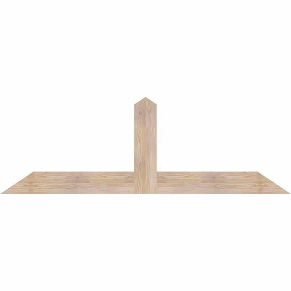 Ekena Millwork Portland Smooth Timber Gable Bracket, Douglas Fir, 72"W x 24"H x 1 1/2"D x 5 1/2"F, 8/12 Pitch GBW072X24X0206POR00SDF - main